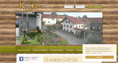 Desktop Screenshot of koenighof.de